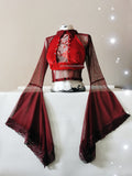 Crop Vampiria Mesh✨ Top Velvet Freya (se venden por separado)