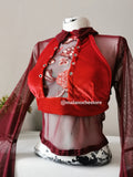 Crop Vampiria Mesh✨ Top Velvet Freya (se venden por separado)