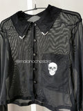 Camisa Skull mesh