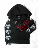 Hoodie Goat Skull