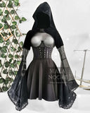 Set Dress✨Corset✨Crop Hood Cold Moon (cada opción diferente precio)