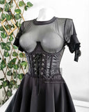 Set Dress✨Corset✨Crop Hood Cold Moon (cada opción diferente precio)