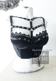 Bra/Bustier Evil Green NEGRO