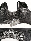 Panty & Garter Belt Silver Lace (Bra se vende por separado)