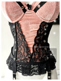 Bustier Velvet Pink
