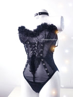 Bodysuit Black Swan(crop malla se vende por separado)