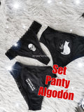 Set x3 Panty algodón