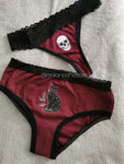 Set Panty Redwine Cotton