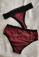 Set Panty Redwine Cotton