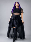 Skirt / Falda Black Mermaid