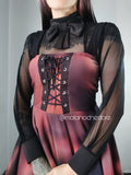 Vestido - Dress Magma con blusa Raven