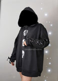 Hoodie oversize Skull
