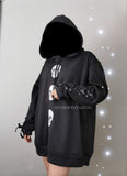 Hoodie oversize Skull