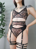 Bra y Panty Black Widow