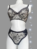 Bra y Panty Black Widow