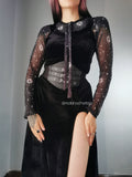 Dress/ Vestido Eclipse Velvet Black