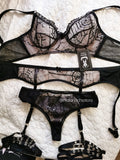 Bra y Panty Black Widow