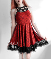 Vestido/Dress Red Pentagram