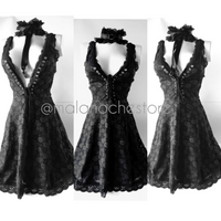 Dress/Vestido & Collar Gardenia